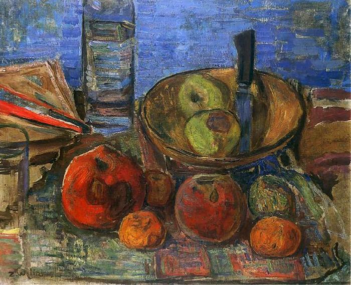 Zygmunt Waliszewski Still life with apples. Germany oil painting art